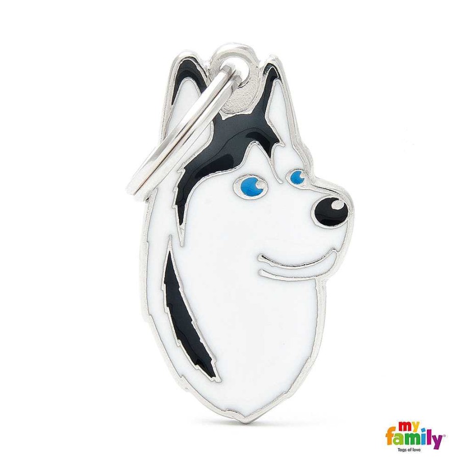 Wear My Family Id Tags & Accessories | Husky Enamel Id Tag