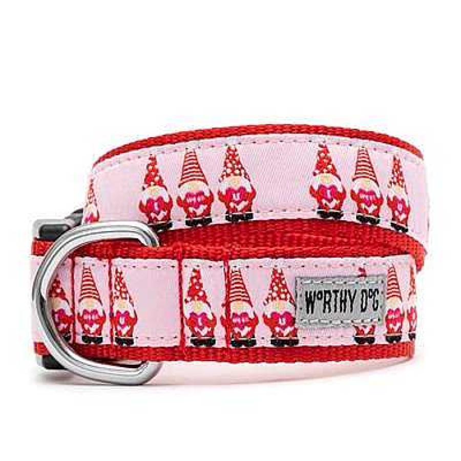 Wear The Worthy Dog Collars & Leashes | Cupid Gnome Collar