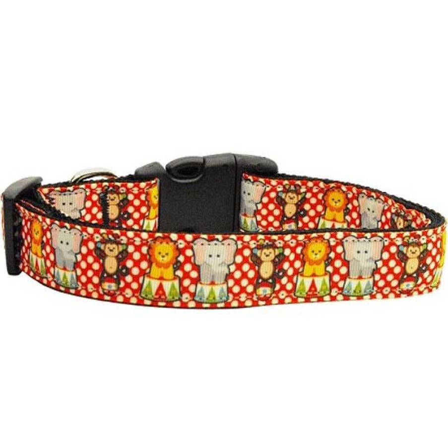 Wear Mirage Pet Products Collars & Leashes | Circus Smirkus Nylon Ribbon Collar