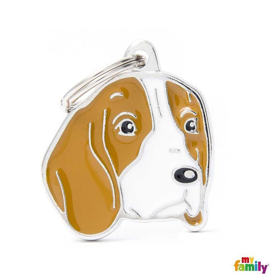 Wear My Family Id Tags & Accessories | Beagle Enamel Dog Tag