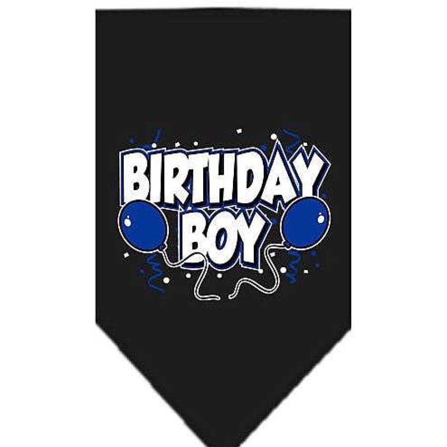 Wear Mirage Pet Products Bandanas | Black Birthday Boy Bandana