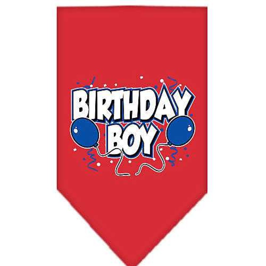 Wear Mirage Pet Products Bandanas | Red Birthday Boy Bandana