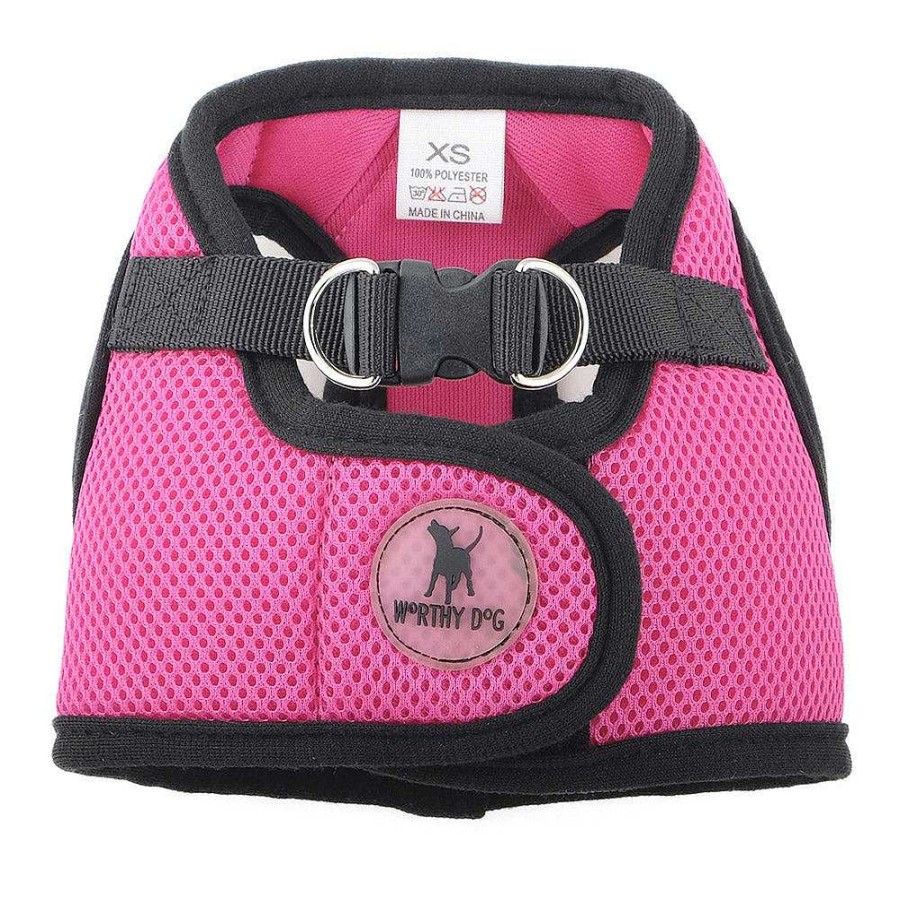 Wear The Worthy Dog Harnesses | Pink Sidekick Harness Vest