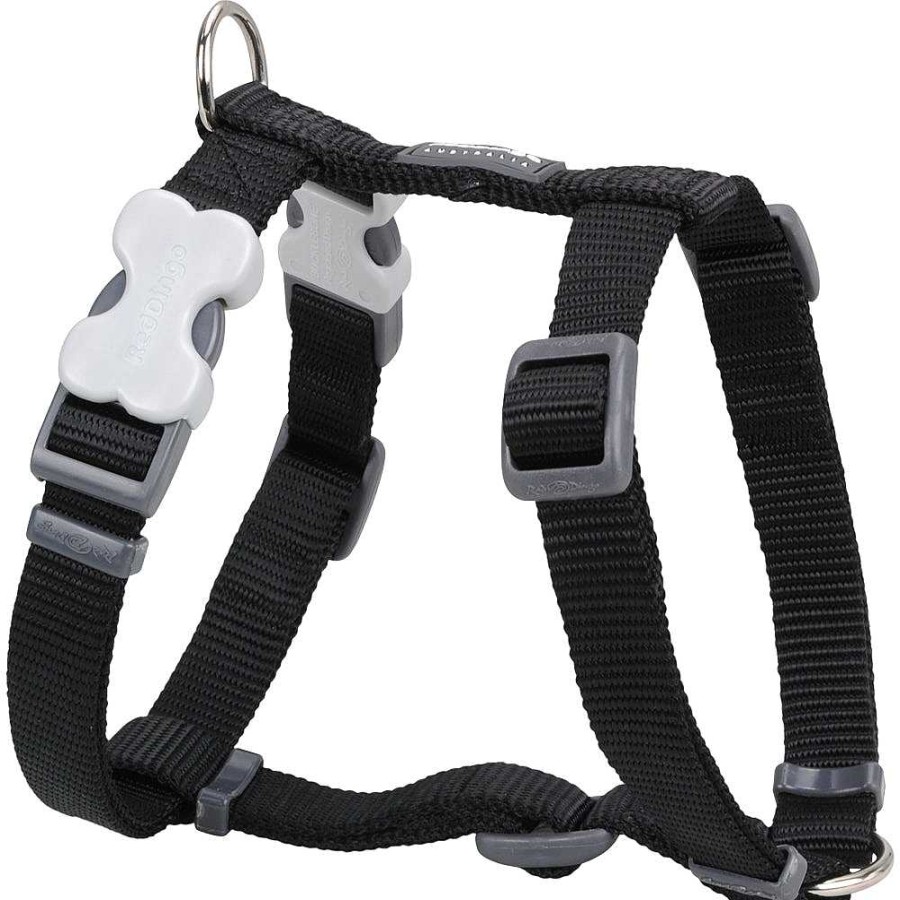 Wear Red Dingo Harnesses | Classic Black Dog Harness