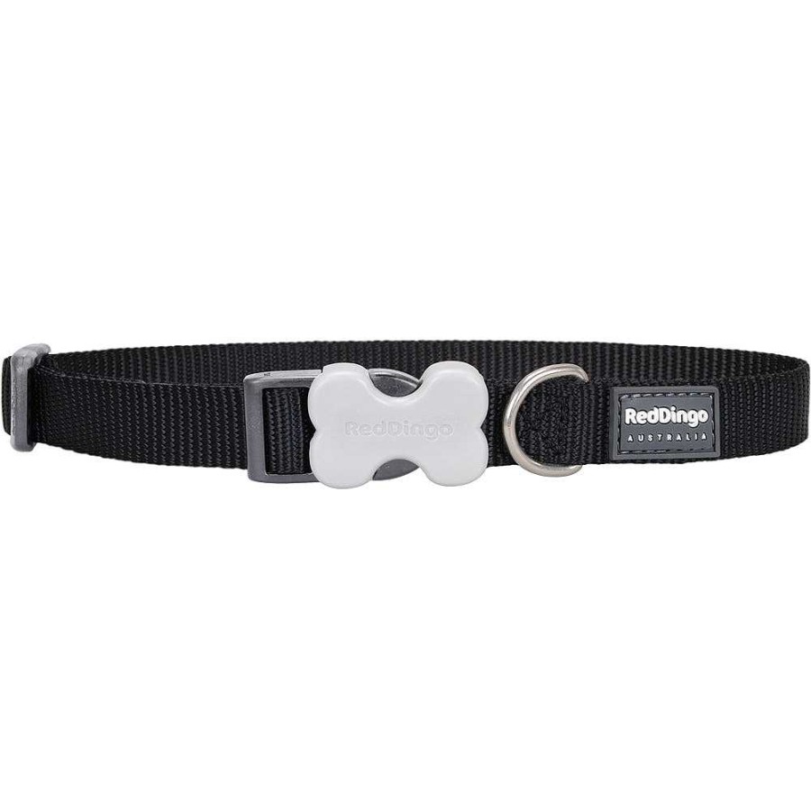 Wear Red Dingo Collars & Leashes | Classic Black Style