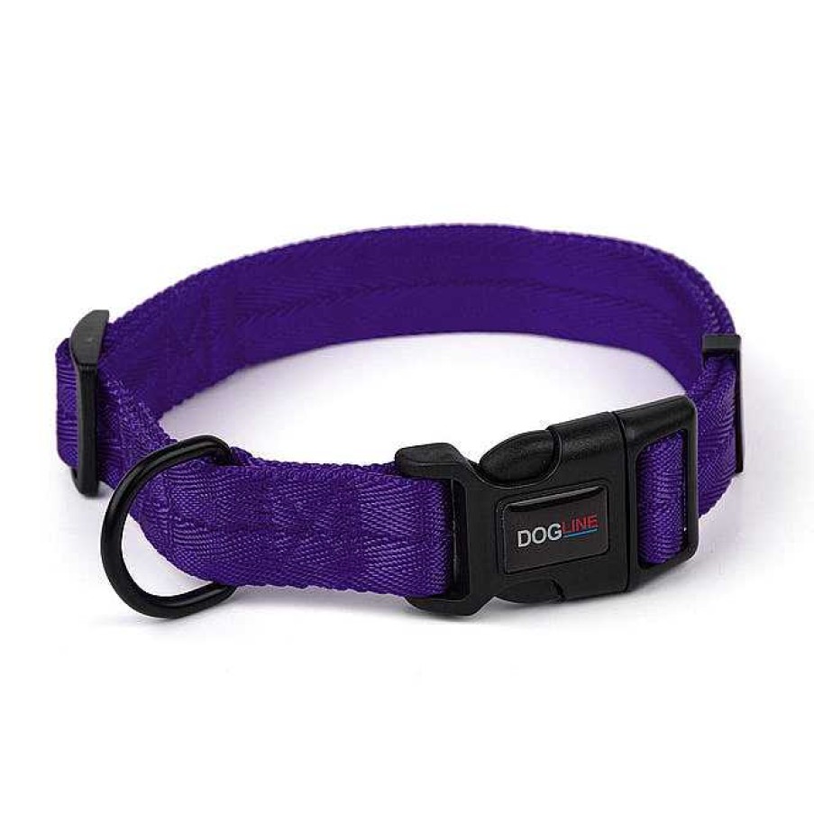 Wear Dogline Collars & Leashes | Nylon Flat Collar - Purple