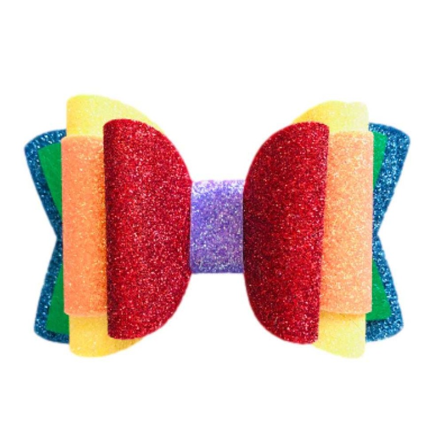 Wear Moshi's Bloomin' Buds Hair Bows | Pride Bow